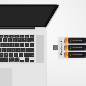 Высокое качество 3 отдельных <span class=keywords><strong>NiCd</strong></span> <span class=keywords><strong>NiMH</strong></span> батареи usb зарядное устройство для общего AA или AAA батареи производитель - Product Image 4