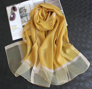 Nhà Máy Trực Tiếp Bán Phụ Nữ Khăn Lụa Dài Thời Trang Phụ Nữ Ngoài Trời Dài Khăn Choàng Chấp Nhận Biểu Tượng Tùy Chỉnh - Product Image 5