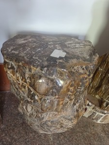 Bàn Ghế Gỗ Hóa Đá Sân Vườn Kiểu Cổ - Product Image 2