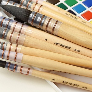 20RQ Artista Pennello Capelli Scoiattolo Acquerello Pennello Penna Set <span class=keywords><strong>Per</strong></span> Rifornimenti di Arte <span class=keywords><strong>Pittura</strong></span> Disegno <span class=keywords><strong>Pennelli</strong></span> - Product Image 5