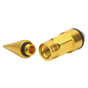 Kosda 80mm đạn mở rộng bánh xe Nut M12x1.5, đua vàng Tuner Lug Nut Spiked, thép không gỉ nhôm thép Lug Nuts - Product Image 3