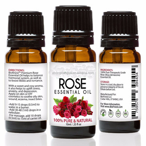 Personnaliser de Qualité Thérapeutique Nature Rose Antioxydant Bulgare Huile Essentielle 10 ml - Product Image 1