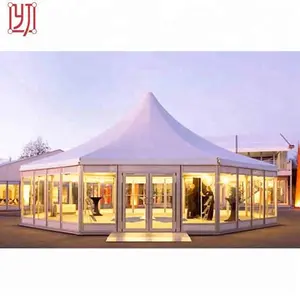 बड़े चंदवा तम्बू के विभिन्न आकार शादी षट्भुज टेंट