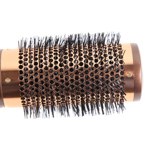 Madera pintada nylon redondo cerámica <span class=keywords><strong>pin</strong></span> aluminio barril cepillo de pelo - Product Image 4