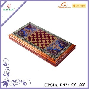 Juego de ajedrez de Backgammon plegable de madera - Product Image 2