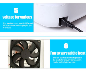 Bán Hot lồng ấp độc đáo HHD năng lượng mặt trời năng lượng kỹ thuật số nhỏ gà trứng lồng ấp YZ-32S - Product Image 5
