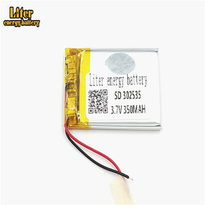 Rechargeable battery lithium polymer battery battery 3,7 V 302535, 350 mah Li-ion battery's warehousing - Product Image 4