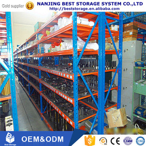 Venta de fábrica, precio barato, solución de almacenamiento de almacén, sistemas de estantería de larga duración, sistema de estantería de servicio medio - Product Image 3
