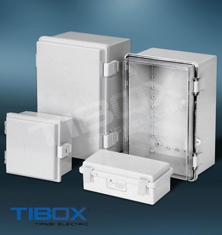 Plastic Latch+hinge Type Plastic Enclosure