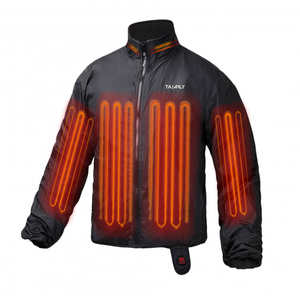 USB Rechargeable <strong>Smart</strong> 12V Electric Clothing Battery Powered Winter Warm Outdoor <strong>Mens</strong> Heated <strong>Jacket</strong> for Motorcycle - Product Image 1
