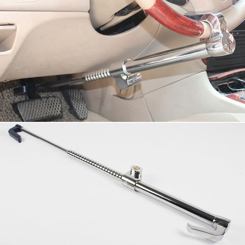 CQ Legend CQ-2003 Multifunctional Steering Wheel Pedal Lock - Car Interior Security Anti-Theft Devic