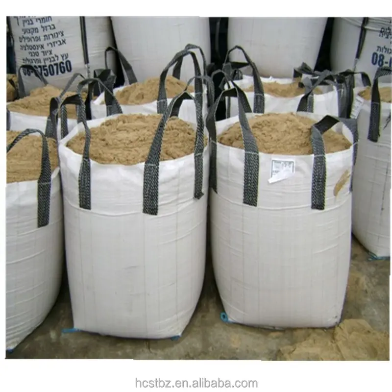 1 ton 1.5 ton 4 loop polypropylene FIBC jumbo big bag for cement with best price