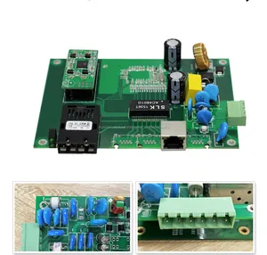 OEM/ODM HRui óptica 100 M Industrial conmutador de 2 puertos poe placa pcb/prototipo PCBA 48 v para cámara ip