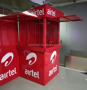 Chiosco Prefabbricato in Lamiera per Negozio Pop-up Airtel - Product Image 1