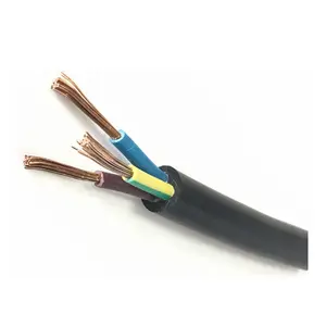Fio de cobre elétrico multifio, 0.75mm2 1mm2 4mm2 100m/rolo