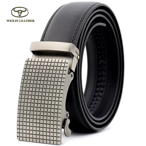 qualité en cuir véritable bracelet hommes automatique boucle ceinture <span class=keywords><strong>sans</strong></span> boucle ceinture à cliquet sangle - Product Image 6