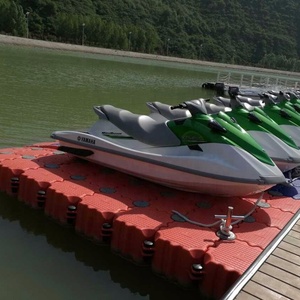 Plastica senza soluzione di continuità pontone galleggiante jet ski nel lago - Product Image 6