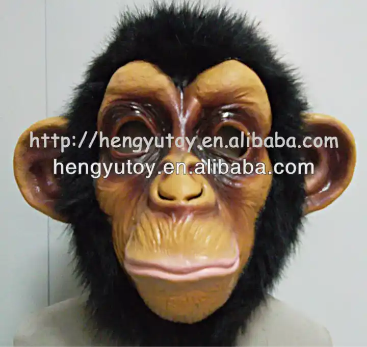 costume maschera divertente scimmia scimpanzé comico nella canzone pigra  bruno mars