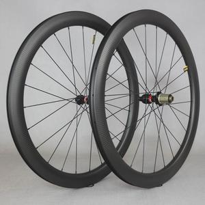 Novatec — roues en carbone 700c pour vélo de route avec moyeu de 25mm, 3k, D411/D412, pneu de 50mm de profondeur