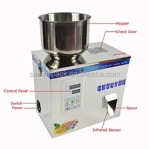 New type FZ-100 tea packing machine,coffee bean powder filling machine