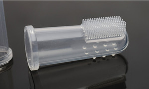 Perro cepillo de dientes para cepillo de dientes de dedo de juguetes de perro de silicona de perros, gatos, aseo cepillo limpio los dientes, suministros para mascotas - Product Image 6