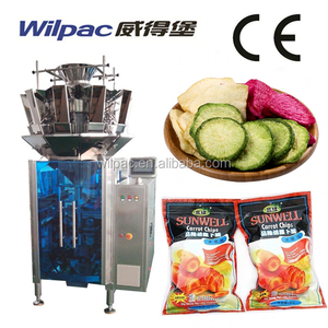 Otomatik 2 in 1 dolum kantar sebze muz cips kılıf çanta sızdırmazlık torbalama ambalaj muz cips paketleme makinesi