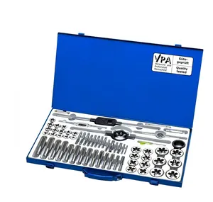 HSS Alloy Steel stainless Steel 64PC Tap Die set screw thread cutting tool