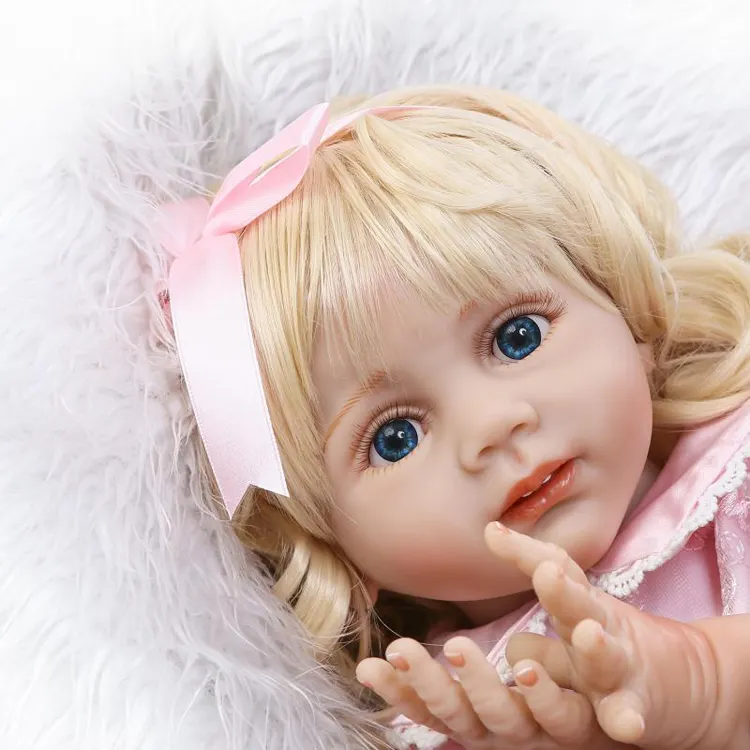 import silicone lifelike girls toys reborn baby dolls from china