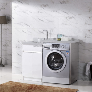 BONNYTM F-201 Alta Calidad SS304 Praticle Balcón Lavadora Lavandería Gabinete lavadero Lavadero con <span class=keywords><strong>Armario</strong></span> - Product Image 1