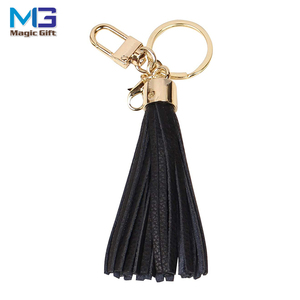 Großhandel beliebte Echt leder Quaste Schlüssel bund - Product Image 1