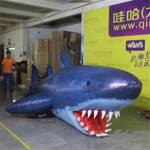 customized manufacturer lifelike giant inflatable shark jumbo sea creatures shark inflatable in advertising inflatable