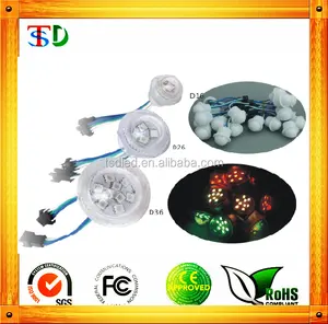 D26 D36mm D16 עמיד למים WS2811 WS2801 אור פיקסל RGB LED