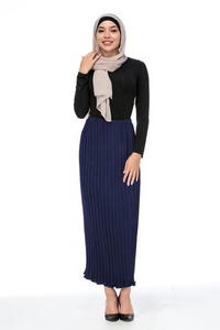 Elegant Chiffon Pleated Pencil <strong>Skirt</strong> for Young <strong>Plus</strong> <strong>Size</strong> Women Casual Design - Product Image 6