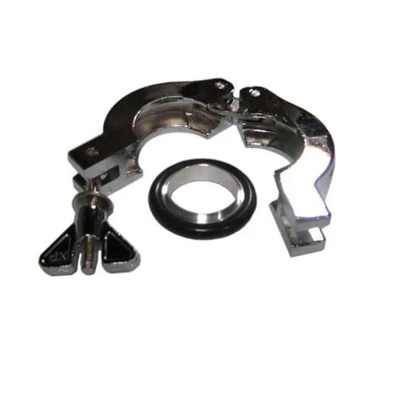 KF-25 Vacuum Quick Clamp with Rubber O-ring for flange
