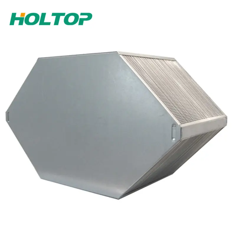 Air to air counterflow plate energy recovery heat transfer cube