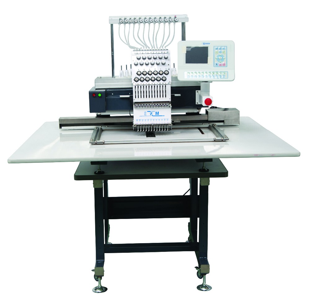 cheap price automatic computerized 1 head embroidery machine for cloth and cap price computerized embroidery roidery machinemach