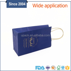 Estilo personalizado tamaño artesanía hecha bolsa de papel bolsa de papel azul <span class=keywords><strong>ande</strong></span> manualidades para adultos - Product Image 2