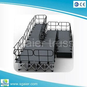 1 m x 2 m pliage portable stade <span class=keywords><strong>pont</strong></span>, Ciseaux stade plate-forme - Product Image 2