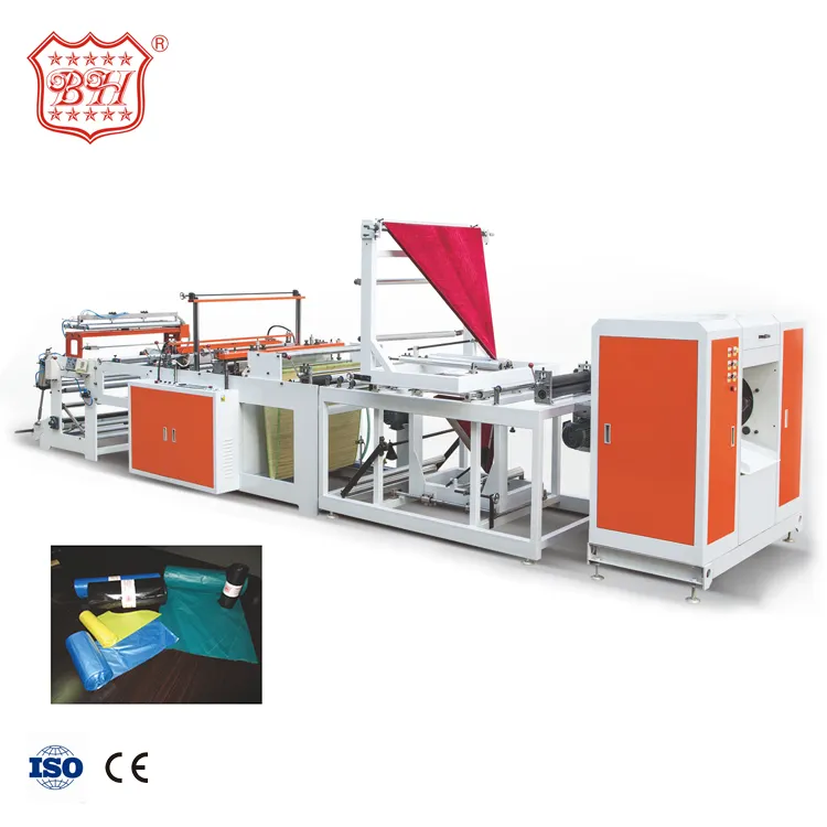 Baihao Online Selling New Design Single Line Linkage Garbage Plastic Bag Machine For Sale