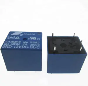 SRD-DC12V-SL-C Relai 12V Baru SRD-12VDC-SL-C SRD12VDCSLC 12VDC DC12V 12V 10A 250VAC 5PIN