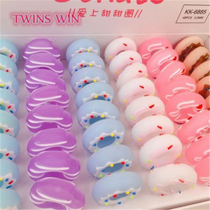 Papeterie <span class=keywords><strong>Kawaii</strong></span>, achat en ligne mignon, stylo à encre liquide coloré en forme de beignet, 1213 - Product Image 4