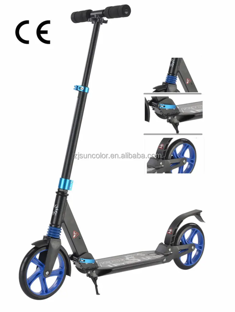 Adultos ciudad scooter de rueda grande choque absorber paso scooter con CE aprobó y EN14619 estándar