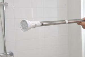 Asta per Tenda Regolabile in Acciaio Inox, Supporto per Asta Doccia 60-110CM - Product Image 3