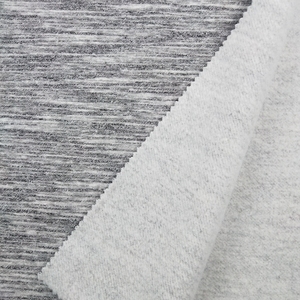 Bán Buôn 60% Cotton 40% <span class=keywords><strong>Polyester</strong></span> CVC Sợi Nhỏ Vòng Lông Cừu Trở Lại Pháp Terry Dệt Kim Vải Cho Thể Thao - Product Image 4