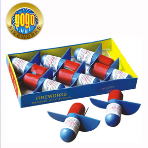 W538 Color Space Ship Flying Novelty Fireworks Mini Firecrackers Special Shape Firecracker Packing in 36/6 Airplane Fireworks