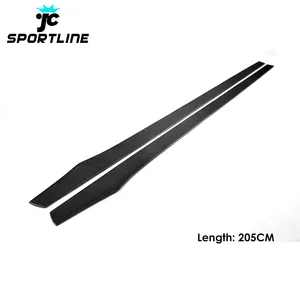 205 CM Carbon Fiber Universal Side Rokken Extension voor Audi S3 RS3 S4 RS4 S5 RS5 S6 RS6 S7 RS7