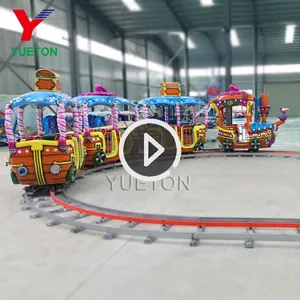 2021 Cheapest Small Old Carnival Miniature Electric Rides Mall Theme Park Backyard Land Party Real Track Trains For Sale