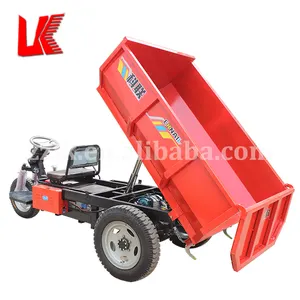 Bien utilizado en la minería área lianke dumper para la venta en Dubai, poder fuerte micro dumper, máquina de volcado eléctrico