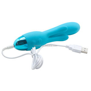 Frolic Bunny 3 Colors USB Charging Powered Control Erotic Powerful Body Therapeutic Massager Portable Stimulating <strong>Vibrator</strong> <strong>Wand</strong> - Product Image 3