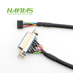 Ensemble de câble de connecteur de fil HE10 2x5pin à 15 broches D-Sub - Product Image 2